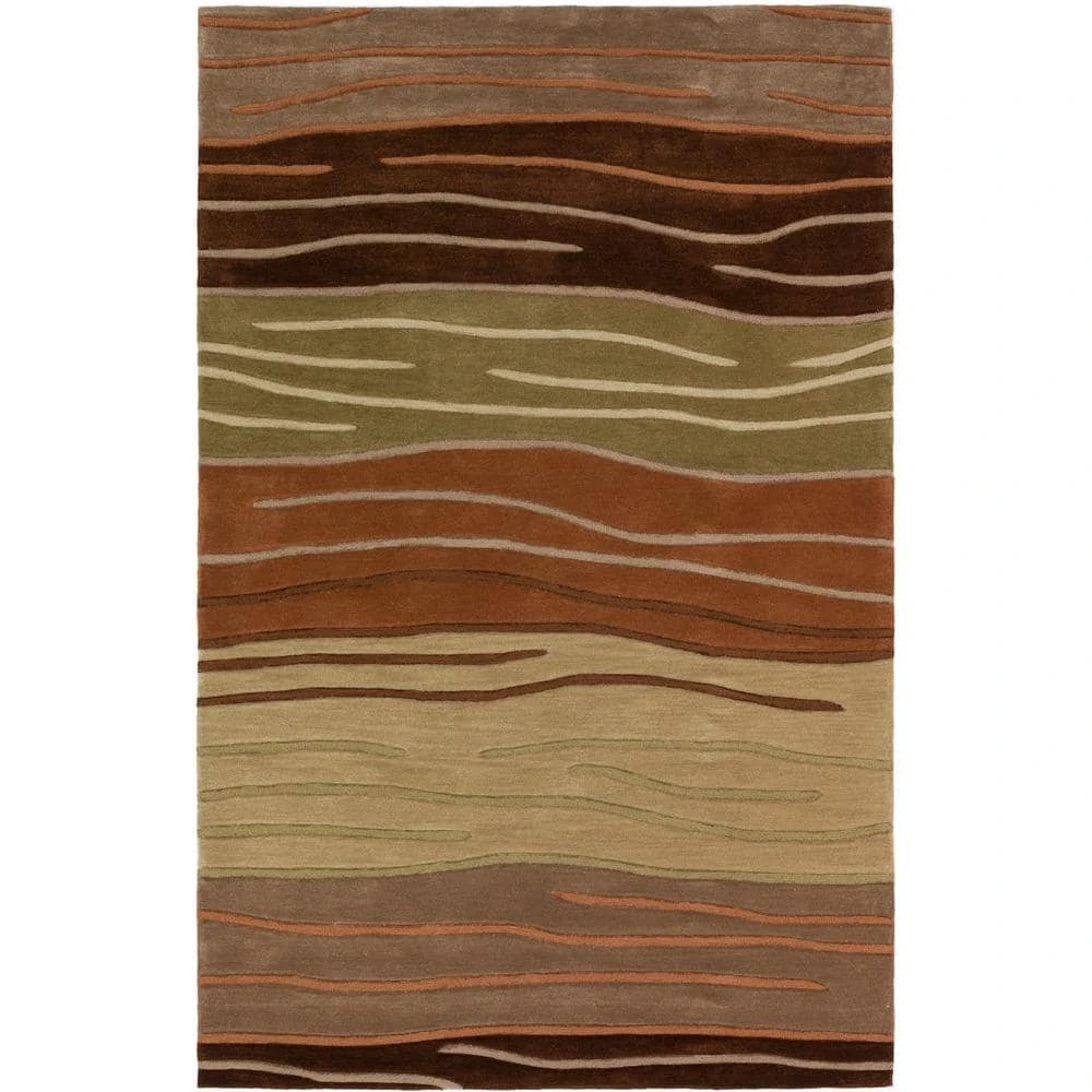 Ascot 306 Striped Autumn 8 ft. x 10 ft. Area Rug by Addison Rugs 3 Ascot 306 Striped Autumn 8 ft. x 10 ft. Area Rug by Addison Rugs