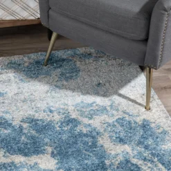 Harrison 10 Baltic 5 ft. 3 in. x 7 ft. 7 in. Area Rug by Addison Rugs -Deals Flooring Luxe Store baltic blue addison rugs area rugs hdhr10ba5x8 1d 1000