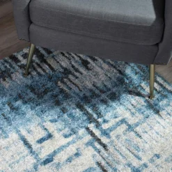 Harrison 6 Baltic 9 ft. 6 in. x 13 ft. 2 in. Area Rug by Addison Rugs -Deals Flooring Luxe Store baltic blue addison rugs area rugs hdhr6ba10x13 1d 1000