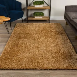 Lavish Beige Shag 8 ft. x 10 ft. Area Rug by Addison Rugs -Deals Flooring Luxe Store beige addison rugs area rugs hdlh69be8x10 31 1000