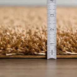 Lavish Beige Shag 8 ft. x 10 ft. Area Rug by Addison Rugs -Deals Flooring Luxe Store beige addison rugs area rugs hdlh69be8x10 c3 1000