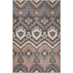Modena Bison 5 ft. x 7 ft. 6 in. Ikat Area Rug by Addison Rugs
