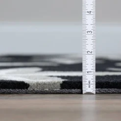 Cove 8 Starfish Black 3 ft. 6 in. x 5 ft. 6 in. Area Rug by Addison Rugs -Deals Flooring Luxe Store black addison rugs area rugs hdcv8bk4x6 1f 1000