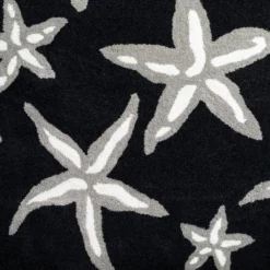 Cove 8 Starfish Black 3 ft. 6 in. x 5 ft. 6 in. Area Rug by Addison Rugs -Deals Flooring Luxe Store black addison rugs area rugs hdcv8bk4x6 c3 1000