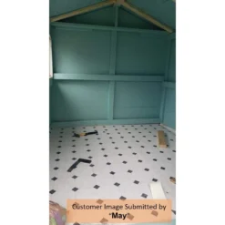 Black and White Marble Paver Residential Vinyl Sheet Flooring 12ft. Wide x Cut to Length by TrafficMaster -Deals Flooring Luxe Store black and white marble trafficmaster vinyl sheet flooring c1100405k509g14 d4 1000