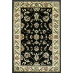 Kazmir Black 3 ft. x 4 ft. Precut Scatter Rug by TrafficMaster