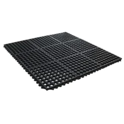 Black 36 in. x 36 in. Rubber Anti-Fatigue Comfort Mat by TrafficMaster -Deals Flooring Luxe Store black trafficmaster commercial floor mats kftrm9191 1 40 1000