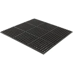 Black 36 in. x 36 in. Rubber Anti-Fatigue Comfort Mat by TrafficMaster -Deals Flooring Luxe Store black trafficmaster commercial floor mats kftrm9191 1 4f 1000