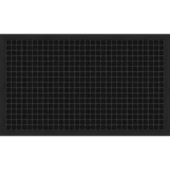 Embossed Black 18 in. x 30 in. Door Mat by TrafficMaster