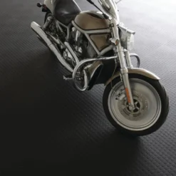 Black Raised Coin 18 in. x 18 in. x 3.1 mm Rubber Interlocking Modular Flooring Tiles, 6-Pack (13.5 sq. ft.) by TrafficMaster -Deals Flooring Luxe Store black trafficmaster gym floor tiles 11n 532 18x18hd 1f 1000