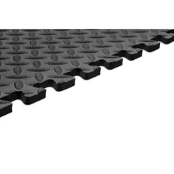 Black 24 in. W x 24 in. L x 0.47 in. Foam Interlocking Gym Floor Tiles (6 Tiles/Pack) (24 sq. ft.) by TrafficMaster -Deals Flooring Luxe Store black trafficmaster gym floor tiles 24224dphd a0 1000