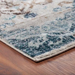 Provincial 11 Blue 3 ft. 3 in. x 5 ft. 3 in. French Damask Area Rug by Addison Rugs -Deals Flooring Luxe Store blue addison rugs area rugs hdpc11bl3x5 4f 1000