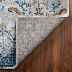 Provincial 11 Blue 3 ft. 3 in. x 5 ft. 3 in. French Damask Area Rug by Addison Rugs -Deals Flooring Luxe Store blue addison rugs area rugs hdpc11bl3x5 66 1000