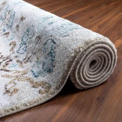 Provincial 11 Blue 3 ft. 3 in. x 5 ft. 3 in. French Damask Area Rug by Addison Rugs -Deals Flooring Luxe Store blue addison rugs area rugs hdpc11bl3x5 77 1000