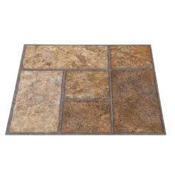 Bodden Bay 12 in. x 12 in. Terra Cotta Peel and Stick Vinyl Tile (30 sq. ft. / case) by TrafficMaster -Deals Flooring Luxe Store bodden bay terra cotta trafficmaster vinyl tile 26294061 1d 1000