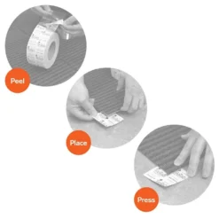 Designer Brown Commercial 24 in. x 24 Peel and Stick Carpet Tile (18 Tiles/Case) 72 sq. ft. by TrafficMaster 12 Designer Brown Commercial 24 in. x 24 Peel and Stick Carpet Tile (18 Tiles/Case) 72 sq. ft. by TrafficMaster -Deals Flooring Luxe Store brown tan trafficmaster carpet tile pdm12 4000k 1f 1000