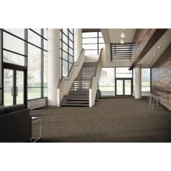Designer Brown Commercial 24 in. x 24 Peel and Stick Carpet Tile (18 Tiles/Case) 72 sq. ft. by TrafficMaster 13 Designer Brown Commercial 24 in. x 24 Peel and Stick Carpet Tile (18 Tiles/Case) 72 sq. ft. by TrafficMaster -Deals Flooring Luxe Store brown tan trafficmaster carpet tile pdm12 4000k 31 1000