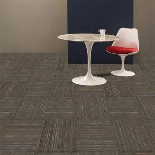 Designer Brown Commercial 24 in. x 24 Peel and Stick Carpet Tile (18 Tiles/Case) 72 sq. ft. by TrafficMaster 4 Designer Brown Commercial 24 in. x 24 Peel and Stick Carpet Tile (18 Tiles/Case) 72 sq. ft. by TrafficMaster - Image 2