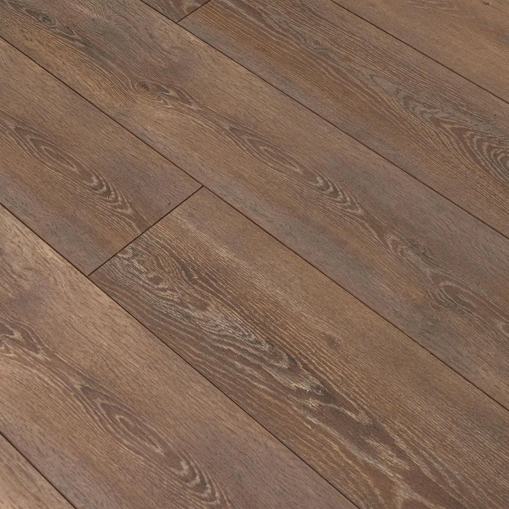Cowley Creek Oak 8 mm Thick x 8.03 in. W x 47.64 in. L Water resistant Laminate Wood Flooring (21.26 sq. ft./Case) by TrafficMaster 5 Cowley Creek Oak 8 mm Thick x 8.03 in. W x 47.64 in. L Water resistant Laminate Wood Flooring (21.26 sq. ft./Case) by TrafficMaster - Image 3