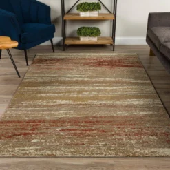 Serene 6 Abstract Stripes Canyon 7 ft. 10 in. x 10 ft. 7 in. Area Rug by Addison Rugs -Deals Flooring Luxe Store canyon addison rugs area rugs hdsn6ca8x11 31 1000