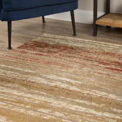Serene 6 Abstract Stripes Canyon 7 ft. 10 in. x 10 ft. 7 in. Area Rug by Addison Rugs -Deals Flooring Luxe Store canyon addison rugs area rugs hdsn6ca8x11 4f 1000