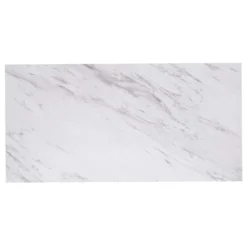 Carrara Marble 12 in. x 24 in. Peel and Stick Vinyl Tile (20 sq. ft. / case) by TrafficMaster -Deals Flooring Luxe Store carrara marble trafficmaster vinyl tile ss1212 1d 1000