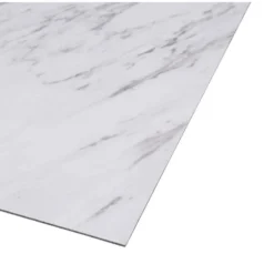 Carrara Marble 12 in. x 24 in. Peel and Stick Vinyl Tile (20 sq. ft. / case) by TrafficMaster -Deals Flooring Luxe Store carrara marble trafficmaster vinyl tile ss1212 77 1000