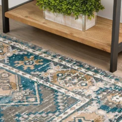 Gentry 22 Charcoal 1 Ft. 8 In. x 2 Ft. 6 In. Southwest Accent Rug by Addison Rugs -Deals Flooring Luxe Store charcoal addison rugs area rugs hdge22ch20x30 40 1000