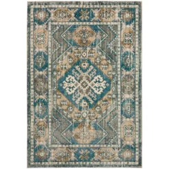 Gentry 22 Charcoal 1 Ft. 8 In. x 2 Ft. 6 In. Southwest Accent Rug by Addison Rugs