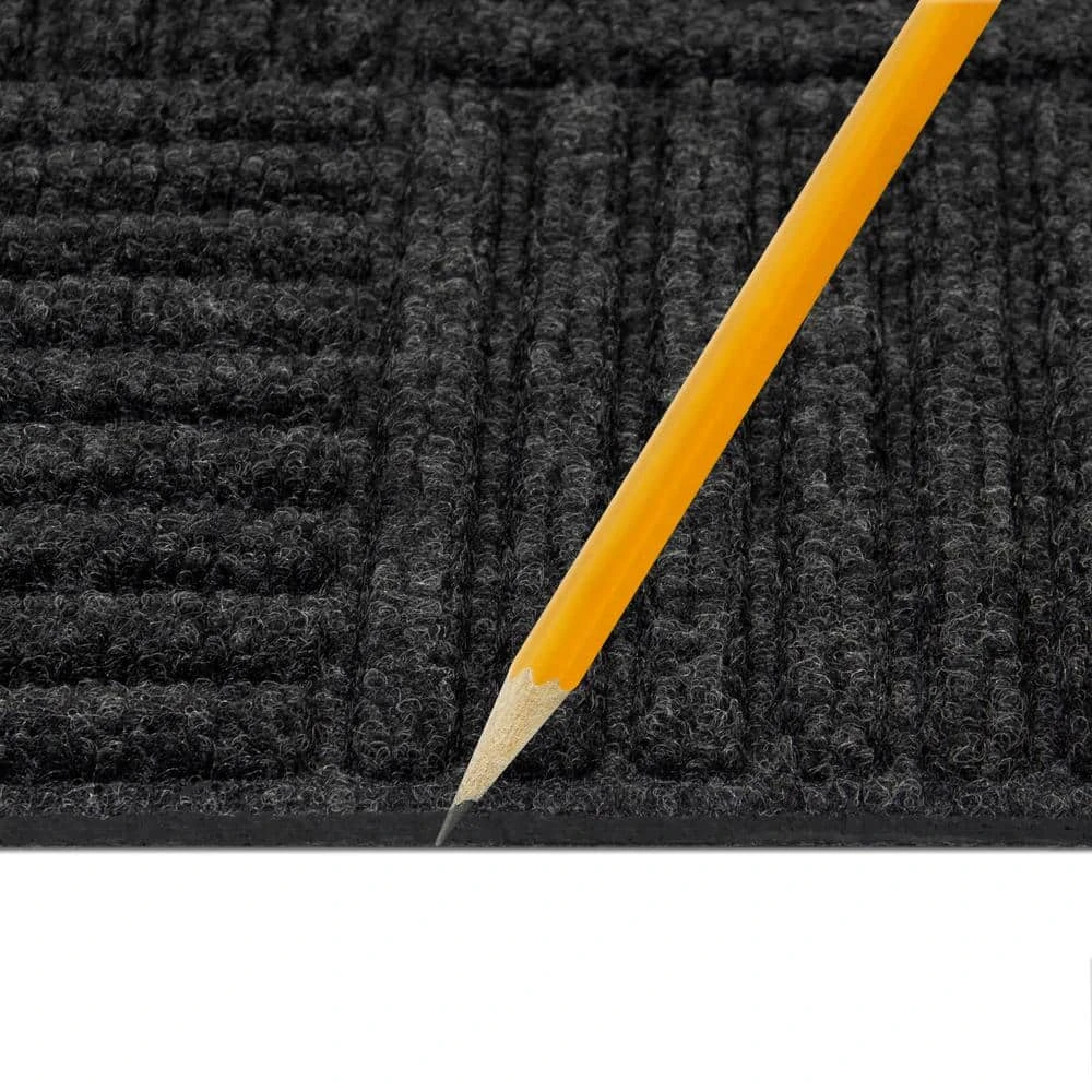 Black Residential 18 in. x 18 Peel and Stick Carpet Tile (8 Tiles/Case)18 sq. ft. by TrafficMaster 5 Black Residential 18 in. x 18 Peel and Stick Carpet Tile (8 Tiles/Case)18 sq. ft. by TrafficMaster - Image 3