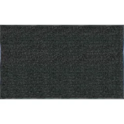 Enviroback Charcoal 60 in. x 36 in. Recycled Rubber/Thermoplastic Rib Door Mat by TrafficMaster