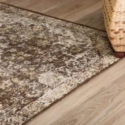 Fergus 1 Chocolate 9 ft. 4 in. x 13 ft. 2 in. Area Rug by Addison Rugs -Deals Flooring Luxe Store chocolate addison rugs area rugs hdfg1ch10x13 1d 1000