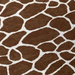 Kruger Chocolate 8 ft. x 10 ft. Animal Print Area Rug by Addison Rugs -Deals Flooring Luxe Store chocolate addison rugs area rugs hdkr4ch8x10 4f 1000