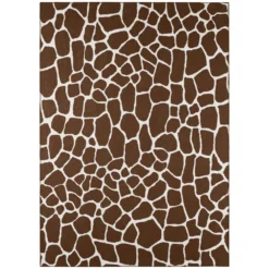 Kruger Chocolate 8 ft. x 10 ft. Animal Print Area Rug by Addison Rugs