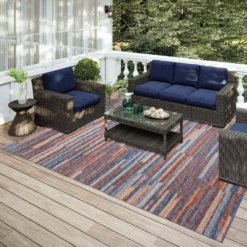 Modena Denim 10 ft. x 14 ft. Striped Area Rug by Addison Rugs 17 Modena Denim 10 ft. x 14 ft. Striped Area Rug by Addison Rugs -Deals Flooring Luxe Store denim addison rugs area rugs hdmo8dn10x14 31 1000