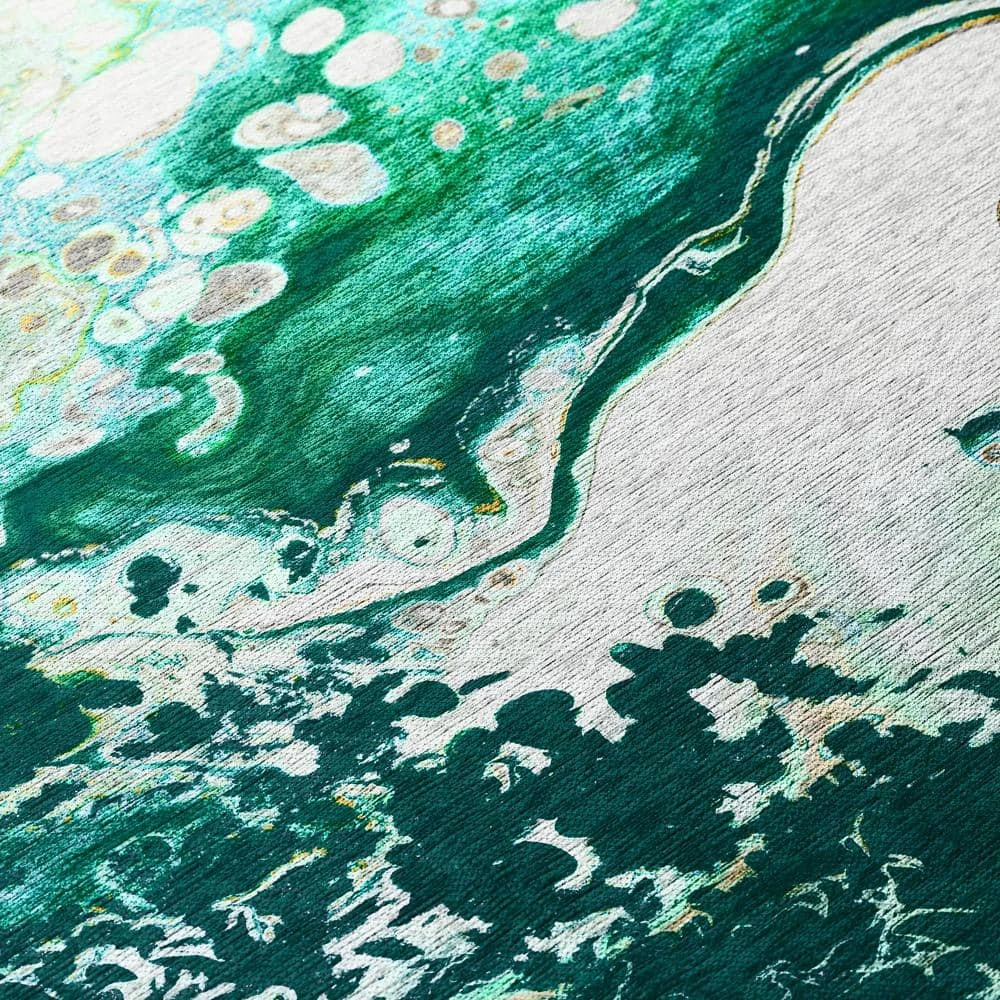 Copeland Emerald City 3 ft. x 5 ft. Abstract Area Rug by Addison Rugs 7 Copeland Emerald City 3 ft. x 5 ft. Abstract Area Rug by Addison Rugs - Image 5