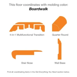 Fall Ridge Hickory 7 mm T x 7.5 in. W Laminate Wood Flooring (26.8 sq.ft/Case) by TrafficMaster -Deals Flooring Luxe Store fall ridge hickory trafficmaster laminate wood flooring tm2 76 1000