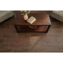 Glenwood Cherry 7 in. x 20 in. Ceramic Floor and Wall Tile (10.89 sq. ft. / case) by TrafficMaster -Deals Flooring Luxe Store glenwood cherry trafficmaster ceramic tile gw08720hd1p2 40 1000
