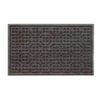 Gray Texture 18 in. x 30 in. Door Mat by TrafficMaster -Deals Flooring Luxe Store gray polyester carpet surface trafficmaster door mats 60 828 1714 01800030 64 1000