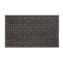 Gray Texture 18 in. x 30 in. Door Mat by TrafficMaster