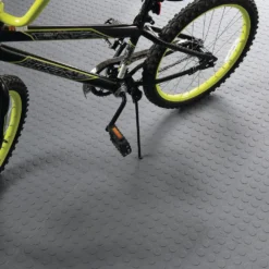 Gray Raised Coin 18 in. x 18 in. x 3.1 mm Rubber Interlocking Modular Flooring Tiles, 6-Pack (13.5 sq. ft.) by TrafficMaster -Deals Flooring Luxe Store gray raised coin trafficmaster gym floor tiles 11grn 532 18x18 1f 1000