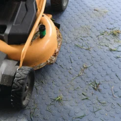 Gray Raised Coin 18 in. x 18 in. x 3.1 mm Rubber Interlocking Modular Flooring Tiles, 6-Pack (13.5 sq. ft.) by TrafficMaster -Deals Flooring Luxe Store gray raised coin trafficmaster gym floor tiles 11grn 532 18x18 4f 1000