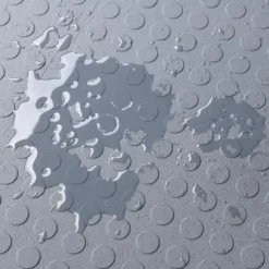 Gray Raised Coin 18 in. x 18 in. x 3.1 mm Rubber Interlocking Modular Flooring Tiles, 6-Pack (13.5 sq. ft.) by TrafficMaster -Deals Flooring Luxe Store gray raised coin trafficmaster gym floor tiles 11grn 532 18x18 76 1000