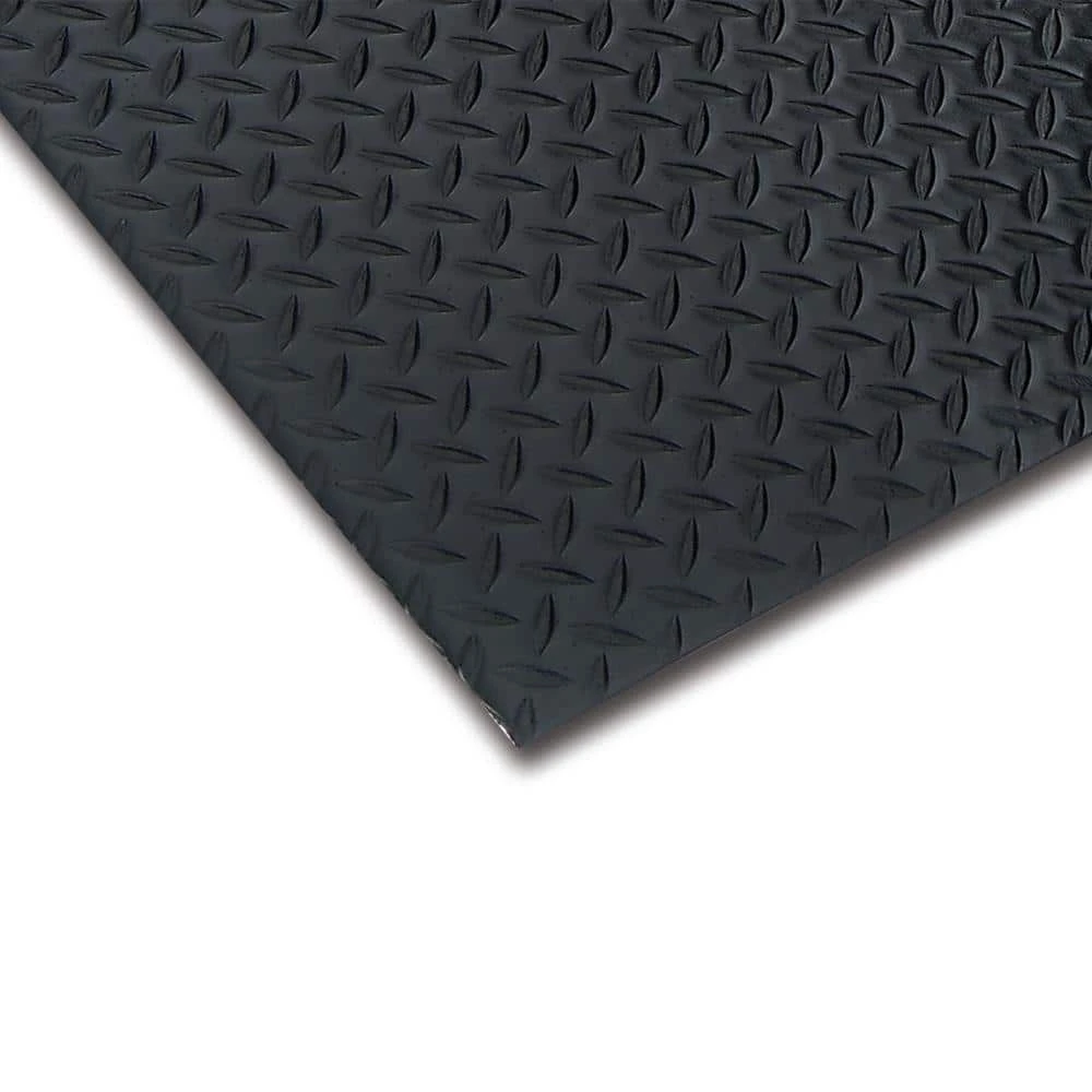 Diamond Soft Foot Black 4 ft. x 6 ft. Commercial Door Mat by TrafficMaster 4 Diamond Soft Foot Black 4 ft. x 6 ft. Commercial Door Mat by TrafficMaster - Image 2