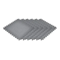 Gray 24 in. W x 24 in. L x 0.47 in. T Foam Interlocking Gym Floor Tiles (6 Tiles/Pack) (24 sq. ft.) by TrafficMaster 15 Gray 24 in. W x 24 in. L x 0.47 in. T Foam Interlocking Gym Floor Tiles (6 Tiles/Pack) (24 sq. ft.) by TrafficMaster -Deals Flooring Luxe Store gray trafficmaster gym floor tiles 24228dphd 40 1000
