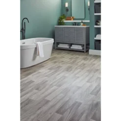 Grayson Wood Residential Vinyl Sheet Flooring 12ft. Wide x Cut to Length by TrafficMaster -Deals Flooring Luxe Store grayson wood trafficmaster vinyl sheet flooring u5250405k792g14 31 1000