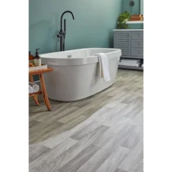 Grayson Wood Residential Vinyl Sheet Flooring 12ft. Wide x Cut to Length by TrafficMaster -Deals Flooring Luxe Store grayson wood trafficmaster vinyl sheet flooring u5250405k792g14 40 1000