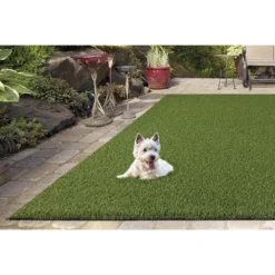 Soft Fescue 6 ft. x 8 ft. Green Artificial Grass Rug by TrafficMaster -Deals Flooring Luxe Store green trafficmaster artificial grass 43206 31 1000