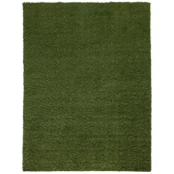 Soft Fescue 6 ft. x 8 ft. Green Artificial Grass Rug by TrafficMaster