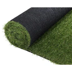 Soft Fescue 6 ft. x 8 ft. Green Artificial Grass Rug by TrafficMaster -Deals Flooring Luxe Store green trafficmaster artificial grass 43206 66 1000